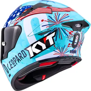 Imagem 7 de Capacete KYT TT Revo Leopard Americas - Azul