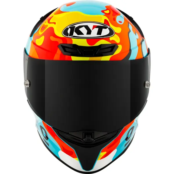 Capacete KYT TT Revo Leopard Aragon - Azul - Grid Motors