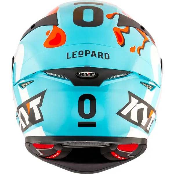 Capacete KYT TT Revo Leopard Aragon - Azul - Grid Motors