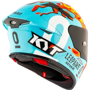 Imagem 6 de Capacete KYT TT Revo Leopard Aragon - Azul