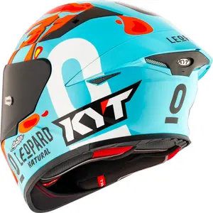 Imagem 7 de Capacete KYT TT Revo Leopard Aragon - Azul