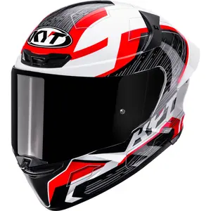 Imagem 3 de Capacete KYT TT Revo Speeding - Branco/Vermelho