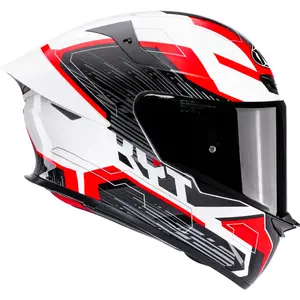 Imagem 2 de Capacete KYT TT Revo Speeding - Branco/Vermelho