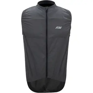 Colete ASW Corta Vento Essentials Cinza/Preto