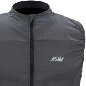Imagem 2 de Colete ASW Corta Vento Essentials Cinza/Preto