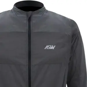 Imagem 2 de Jaqueta ASW Corta Vento Essentials Cinza/Preto