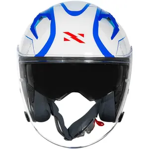 Imagem 5 de Capacete Norisk Downtown 2 Stage (Aberto) - Branco/Azul/Vermelho
