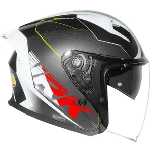 Imagem 2 de Capacete Norisk Downtown 2 Stage (Aberto) - Cinza Titânio/Branco