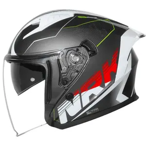 Capacete Norisk Downtown 2 Stage (Aberto) - Cinza Titânio/Branco