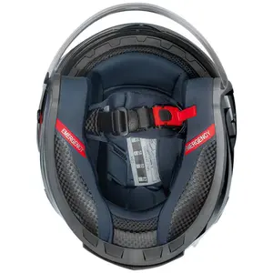 Imagem 6 de Capacete Norisk Downtown 2 Stage (Aberto) - Cinza Titânio/Branco