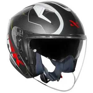 Imagem 4 de Capacete Norisk Downtown 2 Stage (Aberto) - Cinza Titânio/Branco
