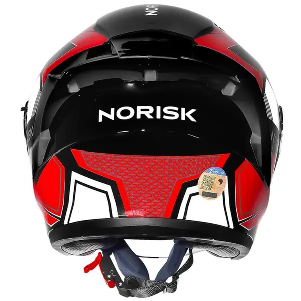 Capacete Norisk Downtown 2 Provenza (Aberto) - Preto/Vermelho