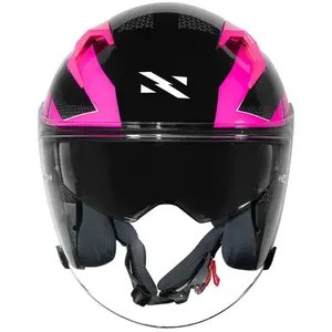 Imagem 4 de Capacete Norisk Downtown 2 Provenza (Aberto) - Preto/Roxo
