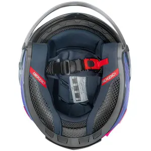 Imagem 7 de Capacete Norisk Downtown 2 Provenza (Aberto) - Preto/Roxo