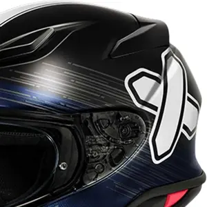 Imagem 4 de Capacete Shoei NXR 2 Ideograph TC-5 - Preto/Azul