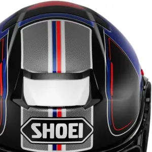 Imagem 4 de Capacete Shoei Neotec 3 Sharpen TC-10 - Preto/Azul/Vermelho (Articulado)