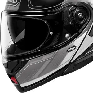 Imagem 3 de Capacete Shoei Neotec 3 Sharpen TC-5 - Preto/Cinza (Articulado)
