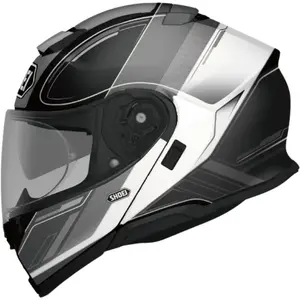 Imagem 2 de Capacete Shoei Neotec 3 Sharpen TC-5 - Preto/Cinza (Articulado)