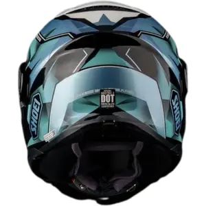 Imagem 4 de Capacete Shoei Neotec 3 Fragments TC-2 - Preto/Azul (Articulado)