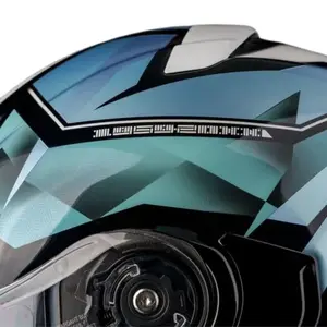 Imagem 5 de Capacete Shoei Neotec 3 Fragments TC-2 - Preto/Azul (Articulado)