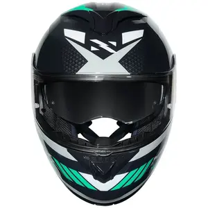 Imagem 3 de Capacete Norisk Force 2 Maxx - Azul/Verde (Articulado)