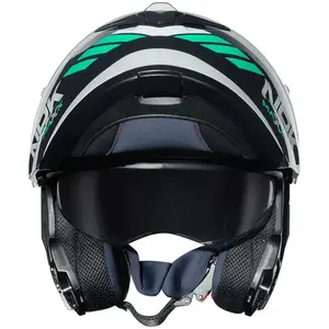 Imagem 5 de Capacete Norisk Force 2 Maxx - Azul/Verde (Articulado)