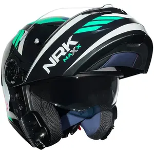 Imagem 6 de Capacete Norisk Force 2 Maxx - Azul/Verde (Articulado)