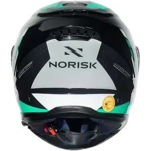 Imagem 8 de Capacete Norisk Force 2 Maxx - Azul/Verde (Articulado)
