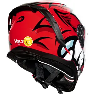 Imagem 8 de Capacete Race Tech Volt Fera - Vermelho