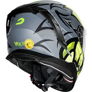 Imagem 7 de Capacete Race Tech Volt Fera - Cinza Fosco