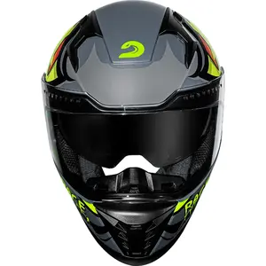 Imagem 4 de Capacete Race Tech Volt Fera - Cinza Fosco