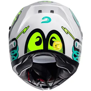 Imagem 14 de Capacete Race Tech Signal Stuff - Branco/Cinza (Articulado)