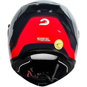 Imagem 11 de Capacete Race Tech Signal Active Azul/Branco/Vermelho (Articulado)
