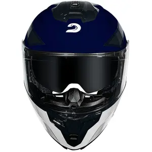 Imagem 7 de Capacete Race Tech Signal Active Azul/Branco/Vermelho (Articulado)