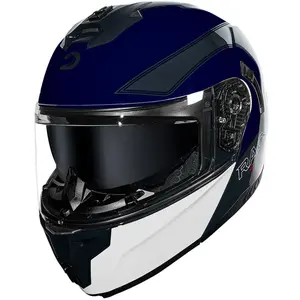 Imagem 3 de Capacete Race Tech Signal Active Azul/Branco/Vermelho (Articulado)