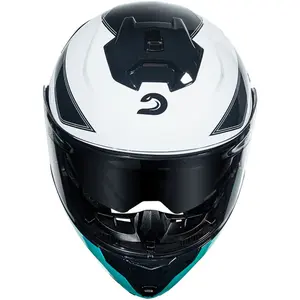Imagem 7 de Capacete Race Tech Signal Active Branco/Verde/Rosa (Articulado)