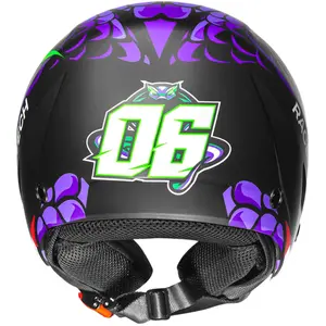 Imagem 8 de Capacete Race Tech Play Snake - Roxo (Aberto)