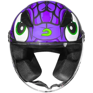 Imagem 5 de Capacete Race Tech Play Snake - Roxo (Aberto)