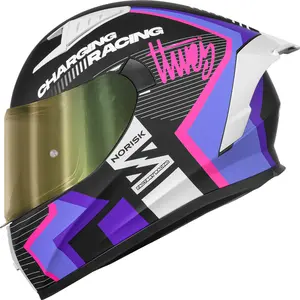Imagem 2 de Capacete Norisk Flow Vizion - Roxo