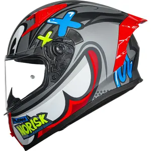 Capacete Norisk Flow Kob - Prata - Grid Motors