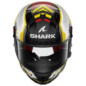 Imagem 3 de Capacete Shark Aeron-GP Carbon Raúl Fernández Signature DWY - Preto/Branco/Amarelo