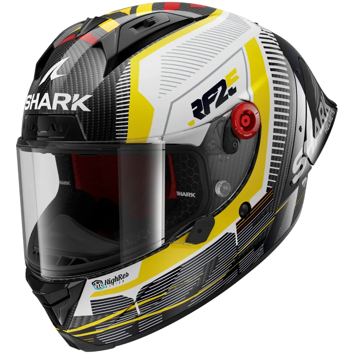 Capacete Shark Aeron-GP Carbon Raúl Fernández Signature DWY