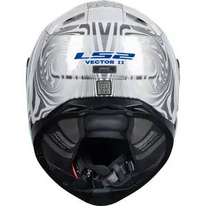 Imagem 9 de Capacete LS2 Vector 2 FF811 Freedom - Branco/Prata