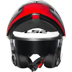 Imagem 11 de Capacete LS2 Strobe 2 FF908 Victory - Cinza/Branco/Preto (Articulado)