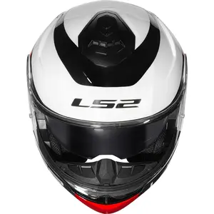 Imagem 5 de Capacete LS2 Strobe 2 FF908 Victory - Cinza/Branco/Preto (Articulado)