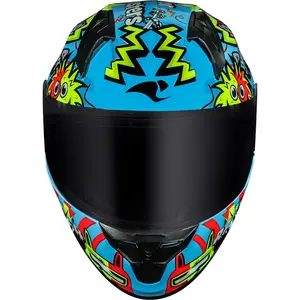 Imagem 7 de Capacete Race Tech Sector Monsters - Azul/Amarelo
