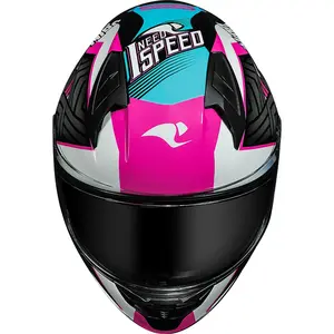 Imagem 4 de Capacete Race Tech Sector Voltkon - Branco/Rosa