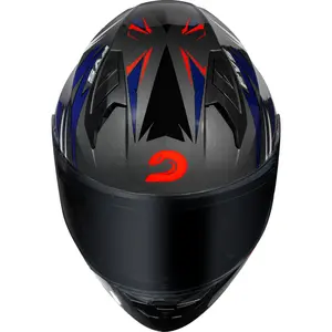 Imagem 5 de Capacete Race Tech Sector Electro - Cinza Titânio/Laranja