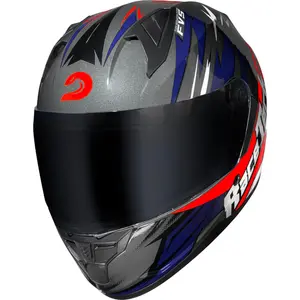 Imagem 6 de Capacete Race Tech Sector Electro - Cinza Titânio/Laranja