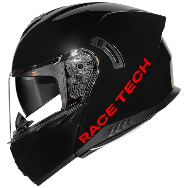 Imagem 1 de Capacete Race Tech Signal Monocolor - Preto (Articulado)